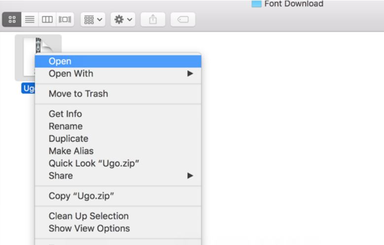 use downloaded fonts for mac in photoshop